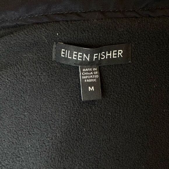 Eileen Fisher Mid Weight Transitional Coat in black - Picture 11 of 11